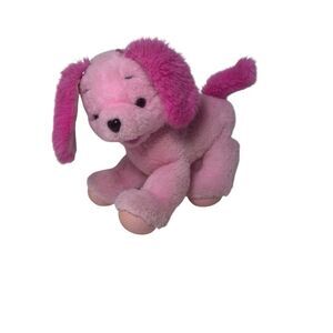 Vtg 2001 Barbie Mattel Perfectly Plush Fashion Pink Puppy Talking Dog Works